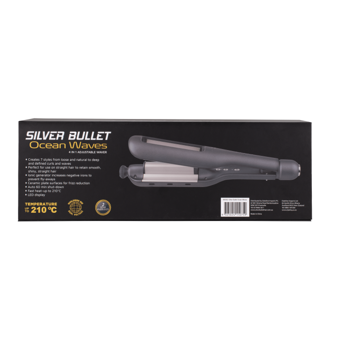 Silver Bullet Ocean Waves Ceramic 4 In 1 Adjustable Deep Waver