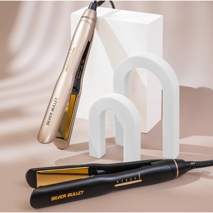 Silver Bullet Asteria Hair Straightener - Champagne