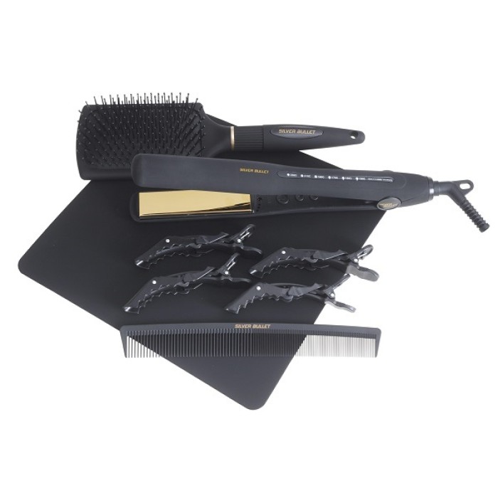 Silver Bullet Keratin 230 Titanium Gold Hair Straightener