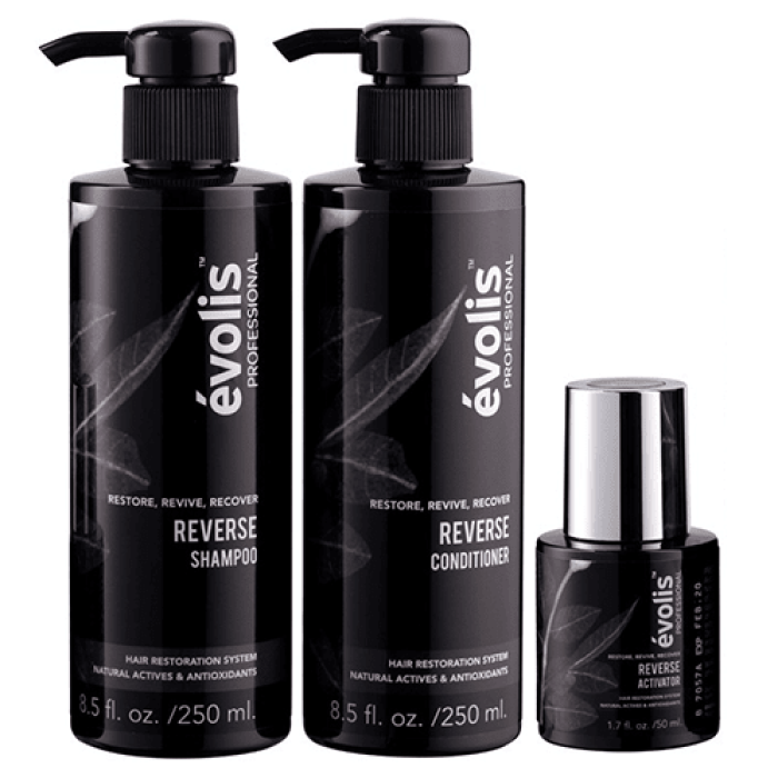 Evolis Professional Reverse 3-Step Hair Restoration System
